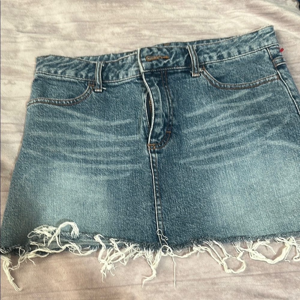 J. Crew Blue Mini Skirt Casual
